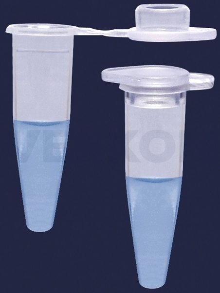 Mikrozkumavka pro PCR, ploché víčko, PP