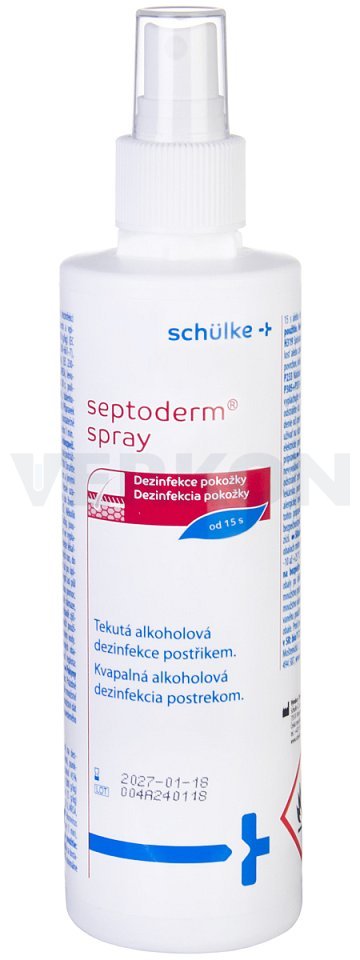 Septoderm spray, tekutý dezinfekční přípravek